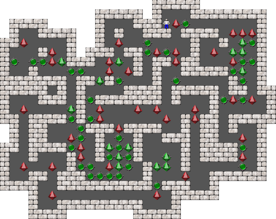 Sokoban Mass Remodel level 308